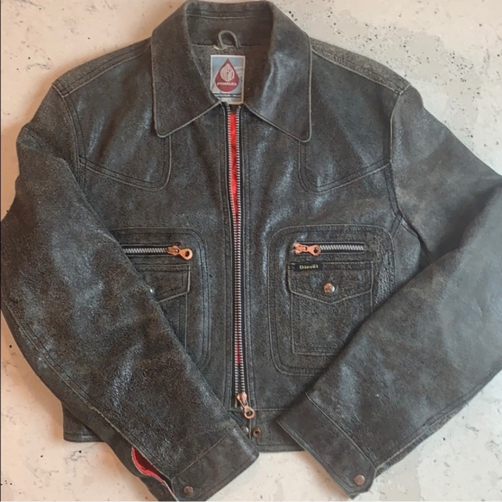 Diesel Leather Jacket - Picture 7 of 9